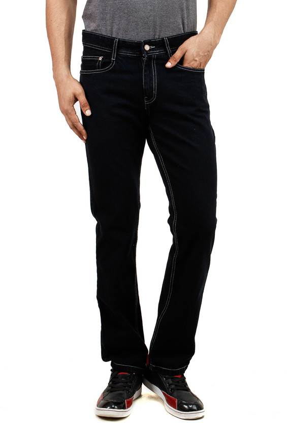 UBER URBAN Regular Men Black Jeans 