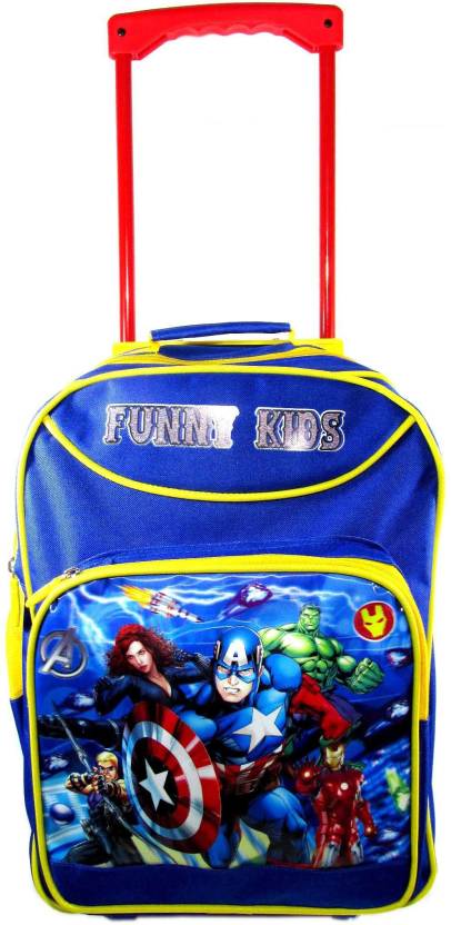 flipkart school trolley bags