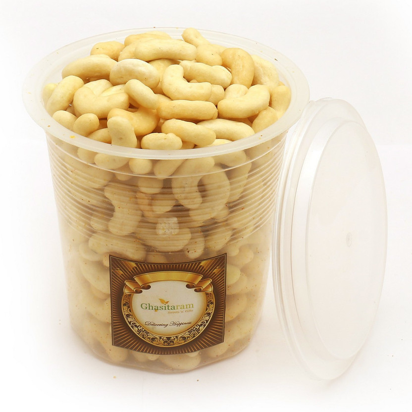 Ghasitaram Ghasitaram Gifts Tea Time Cashew Shaped Biscuits 300 gms Namkeen(300 g) - Flipkart Deal