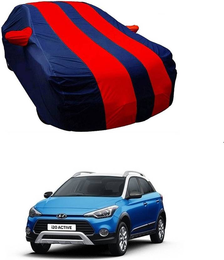 AutoSun Car Cover For Hyundai i20 Active (With Mirror Pockets) Price in