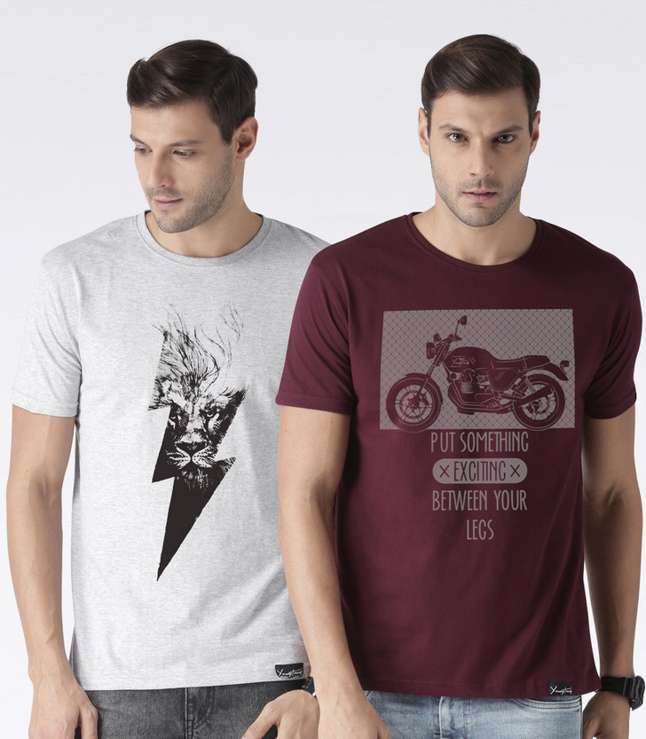 Printed t shirts flipkart Clearance