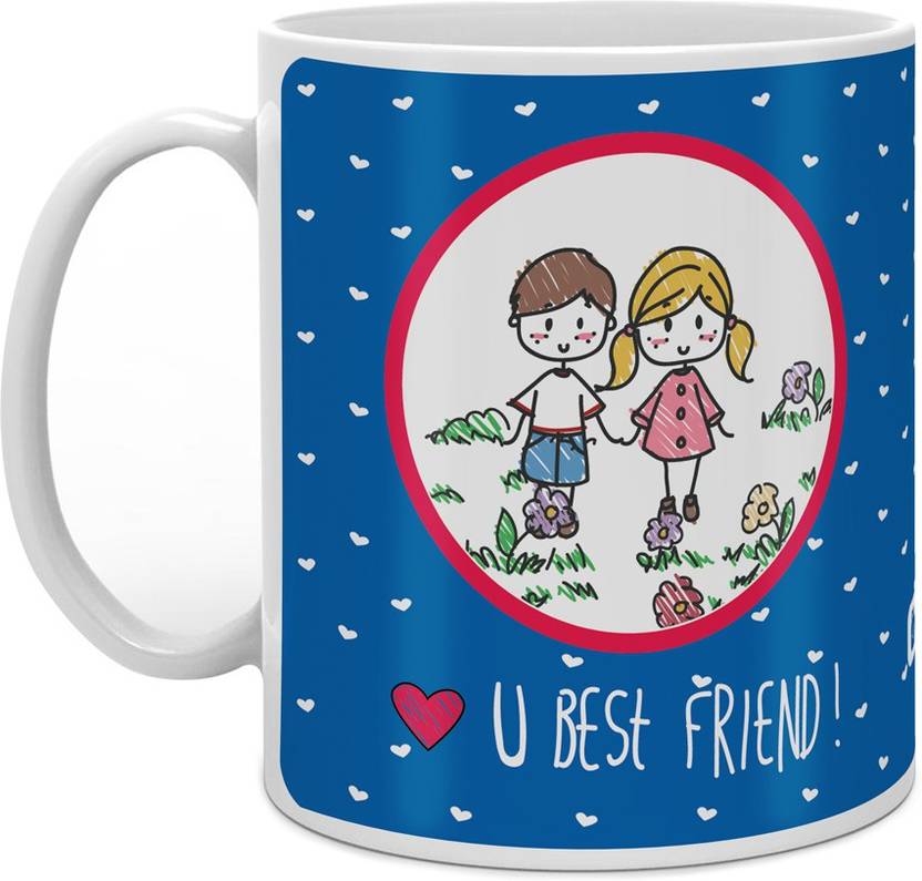 Indigifts Gift for Best Friend-Boys-Girls_Friendship Day Special_S-MUGCRWH01RO11-FRN19011