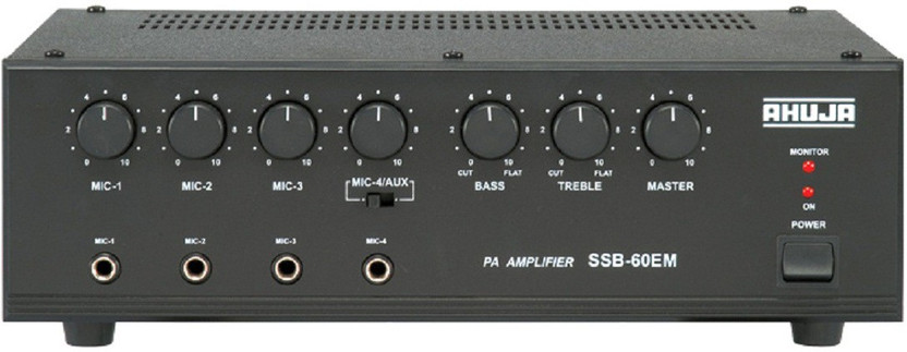 Ahuja Amplifier SSB-60 EM 160 W AV Power Receiver(Black)