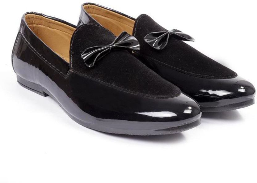 mens casual dress shoes black