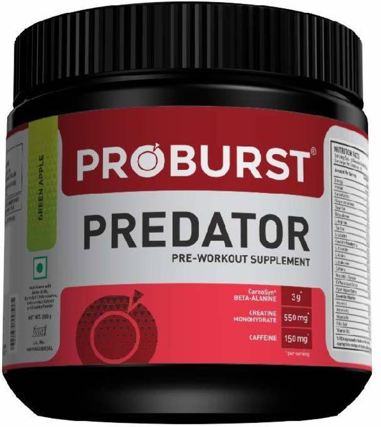 PROBURST Predator Pre Workout 250g EAA (Essential Amino