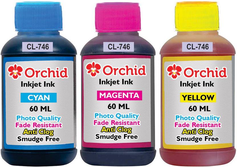 Orchid photo quality refill for Canon CL 746 color ink cartridge