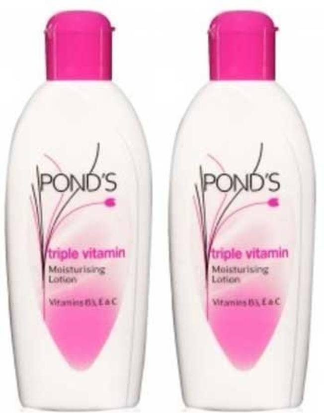 POND's Triple Vitamin Moisturising Body Lotion, 100ml (pack of 2
