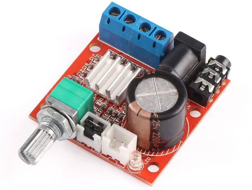 REES52 12 Volt Amplifier Board, Mini Stereo AMP 1+1 Digital Audio