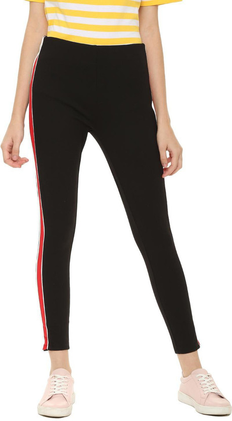 PEOPLE PEOPLE Regular Fit Women Black Trousers - Flipkart Deal