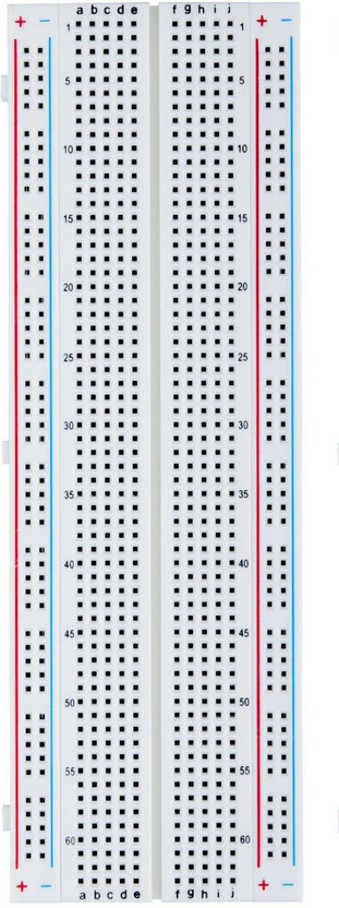 APTECHDEALS Breadboard 830 Tie Points - Self Adhesive Bread Board - Solderless bread board | PCB BreadBoard (830 Point) Electronic Components Electronic Hobby Kit