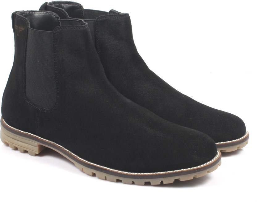 Freacksters Suede Leather Chelsea Boots 