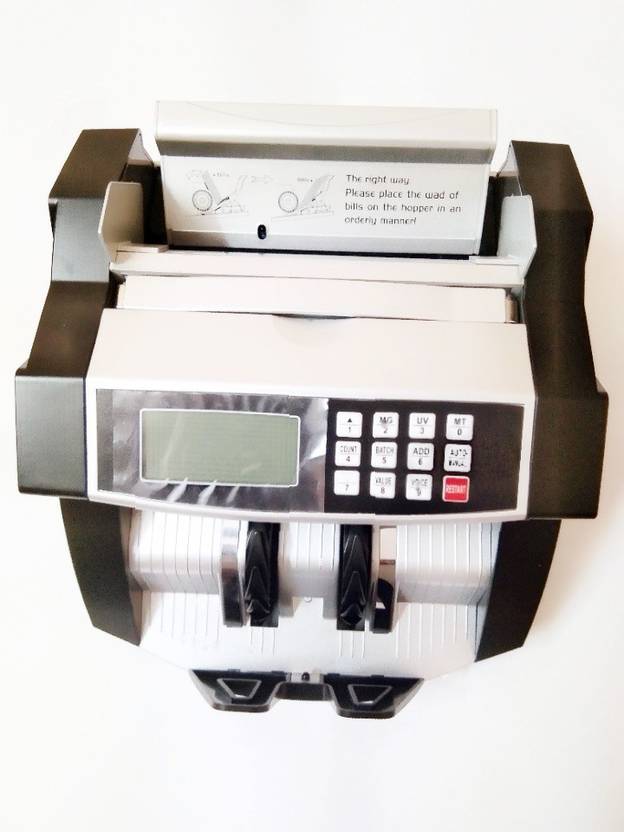 MME RED DISPLAY FAKE NOTE DETECTOR CURRENCY COUNTING MACHINE WITH