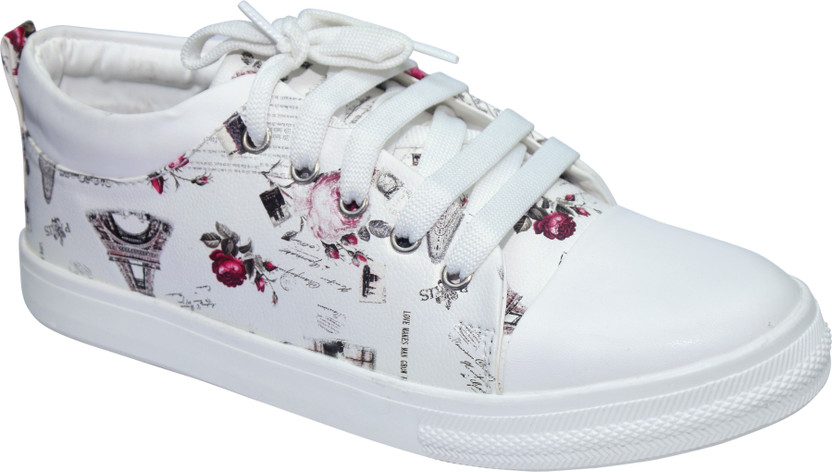 Girls white slip on sneakers clearance