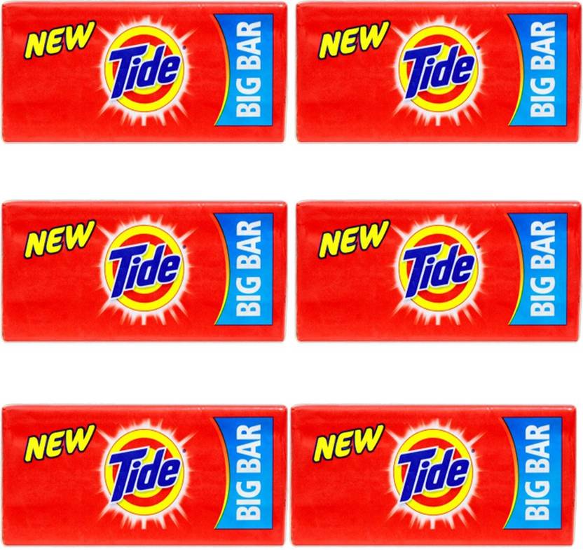Tide 250 gm (pack of 6) Detergent Bar Price in India - Buy Tide 250 gm