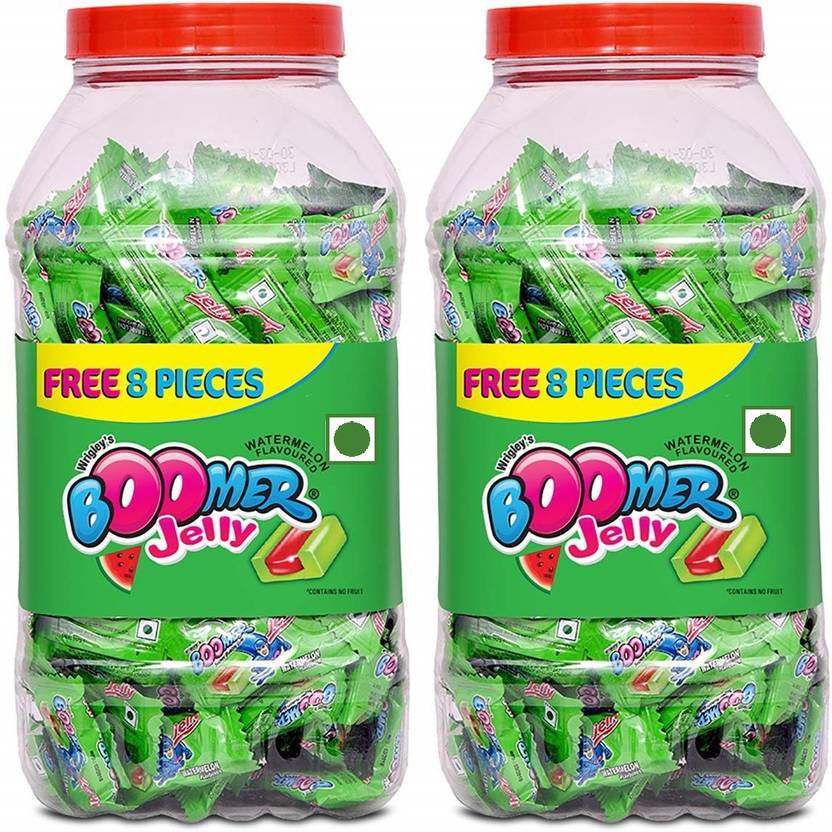 Boomer Jelly Chewing Gum Big Jar Watermelon Chewing Gum Price in India