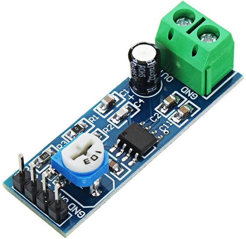 BMES Electronics LM386 Audio Amplifier Module on Board 200x Gain Micro