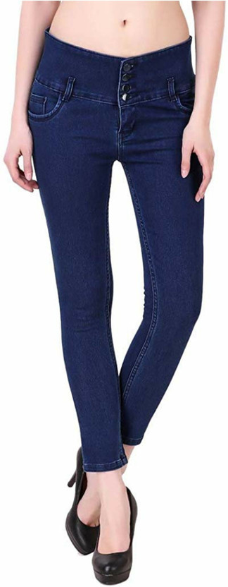 blue poison Skinny Women Blue Jeans 
