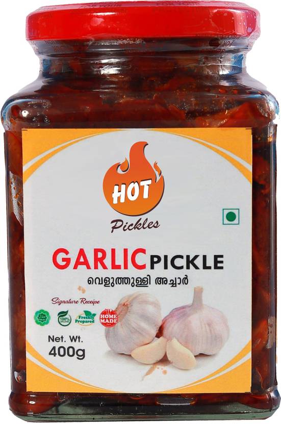 HOT Pickles Kerala Home made (signature recipe) Garlic Pickle Price in India Buy HOT Pickles