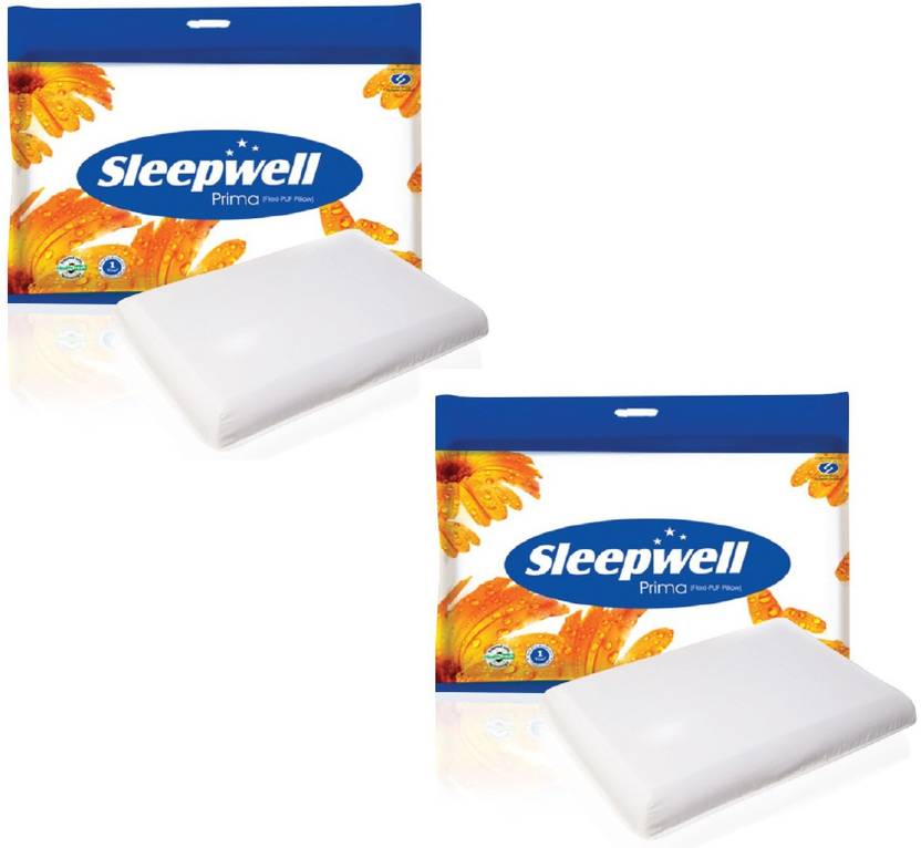 Sleepwell Microfibre Solid Orthopaedic Pillow Pack of 2 Buy Sleepwell