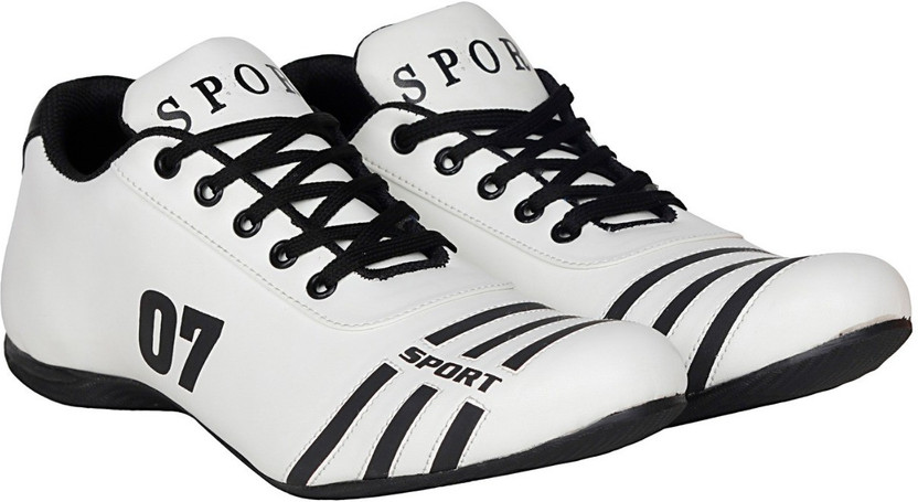 White Casual Shoes Motorsport Shoes 