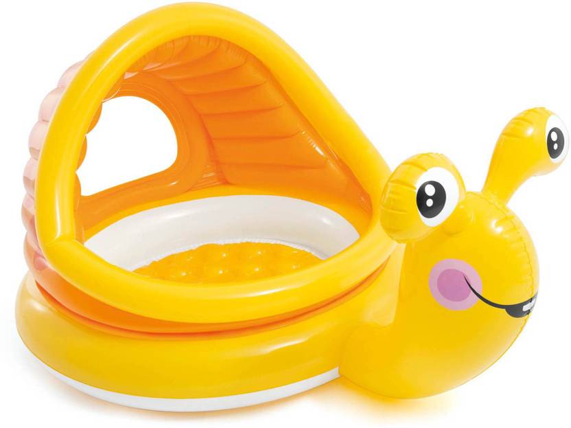 Bluwings Heavy Plastic Snail Bath Tub With Shade For Kids Price in