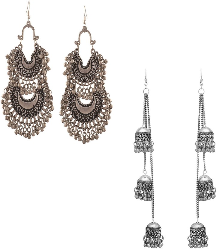 flipkart earrings long