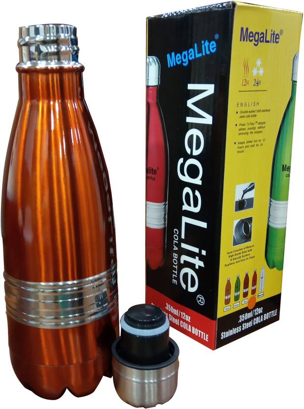 ms megaslim Stainless Steel Travelling Hot & Cold Water Bottle Designed