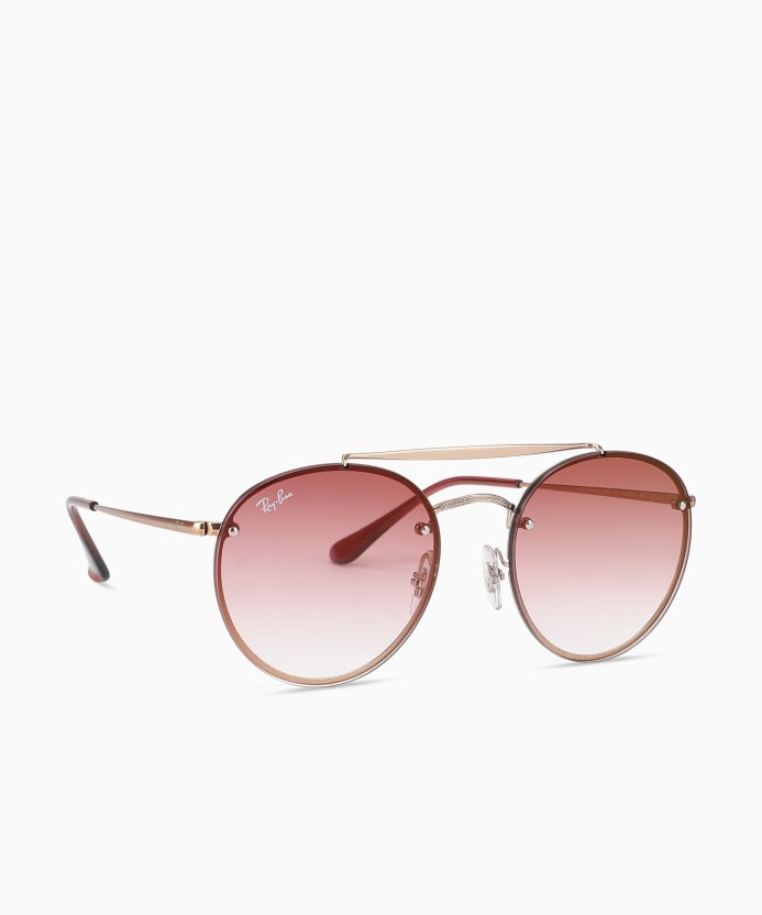 ray ban round red