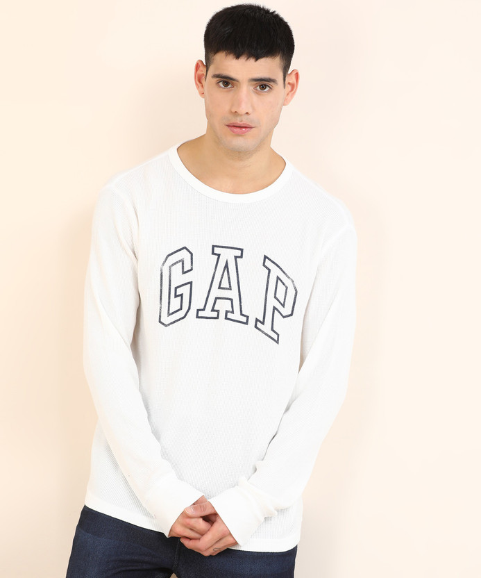 Gap long sleeve white t shirt Clearance