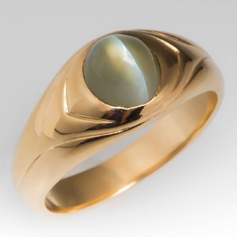 Råd Afgang Optøjer Jaipur Gemstone Cats' Eye Ring With Natural Cat's Eye Stone Lab Certified Stone  Cat's Eye Gold Plated Ring Price in India - Buy Jaipur Gemstone Cats' Eye  Ring With Natural Cat's Eye