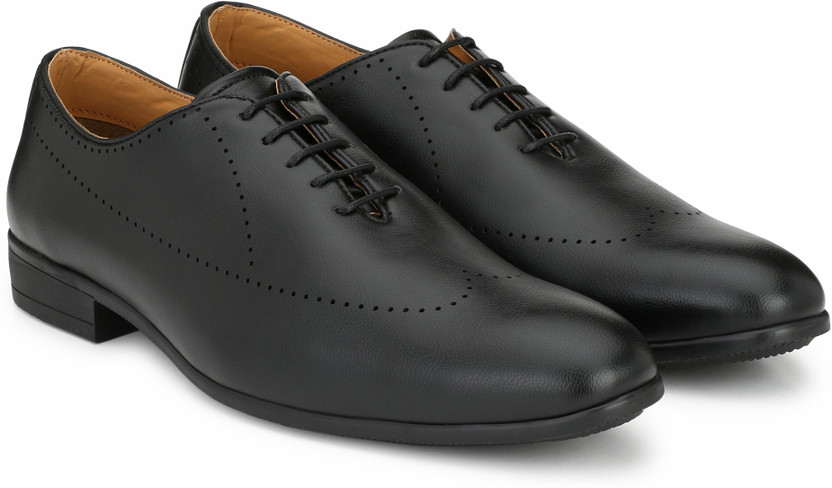 Formal Synthetic Burgundy Shoes Oxford 