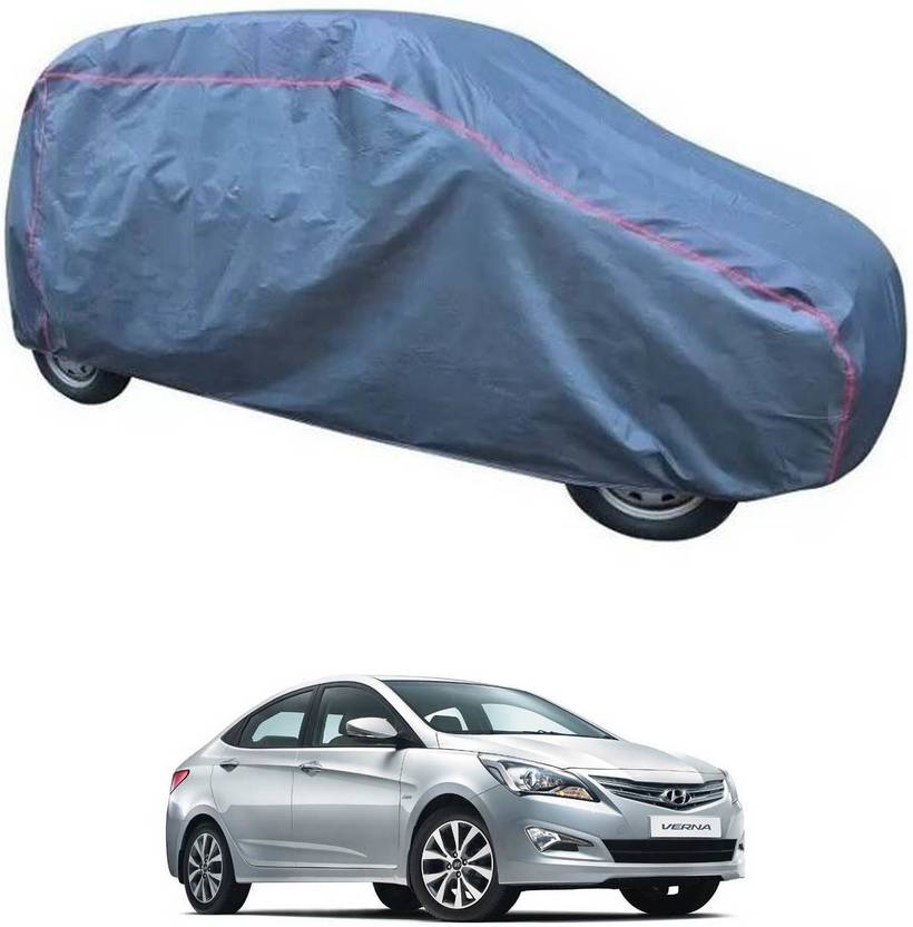 RONISH Car Cover For Hyundai Fluidic Verna (Without Mirror Pockets