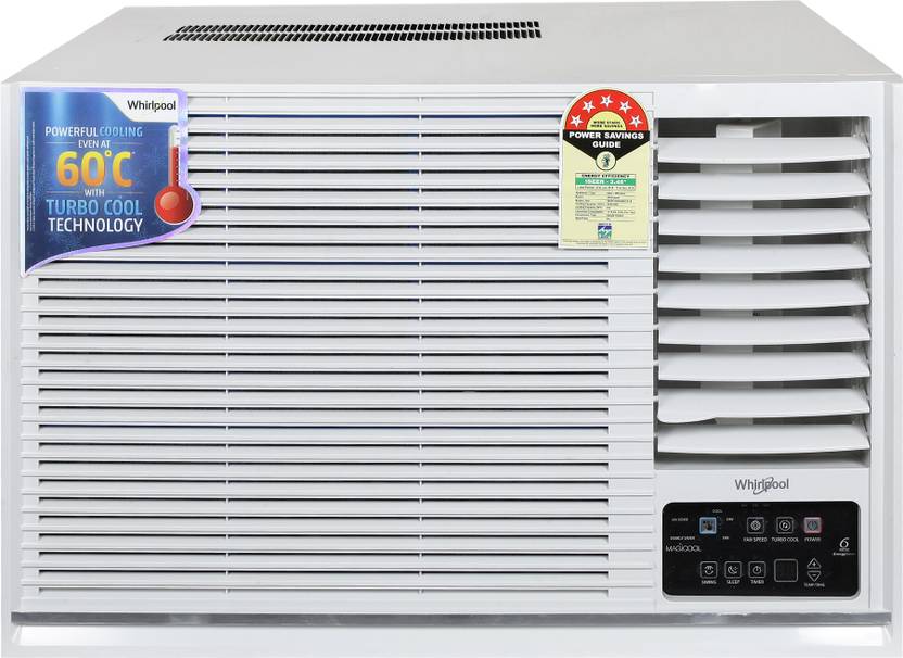 Whirlpool 2017 Model 1.5 Ton 5 Star Window Fixed Speed AC WAC 1.5 T MAGICOOL COPR 5S, White