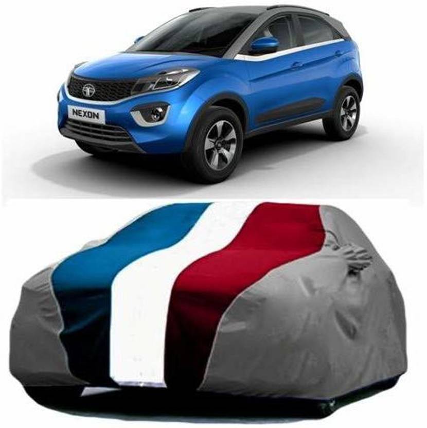 PEony Car Cover For Tata Nexon (With Mirror Pockets) Price in India