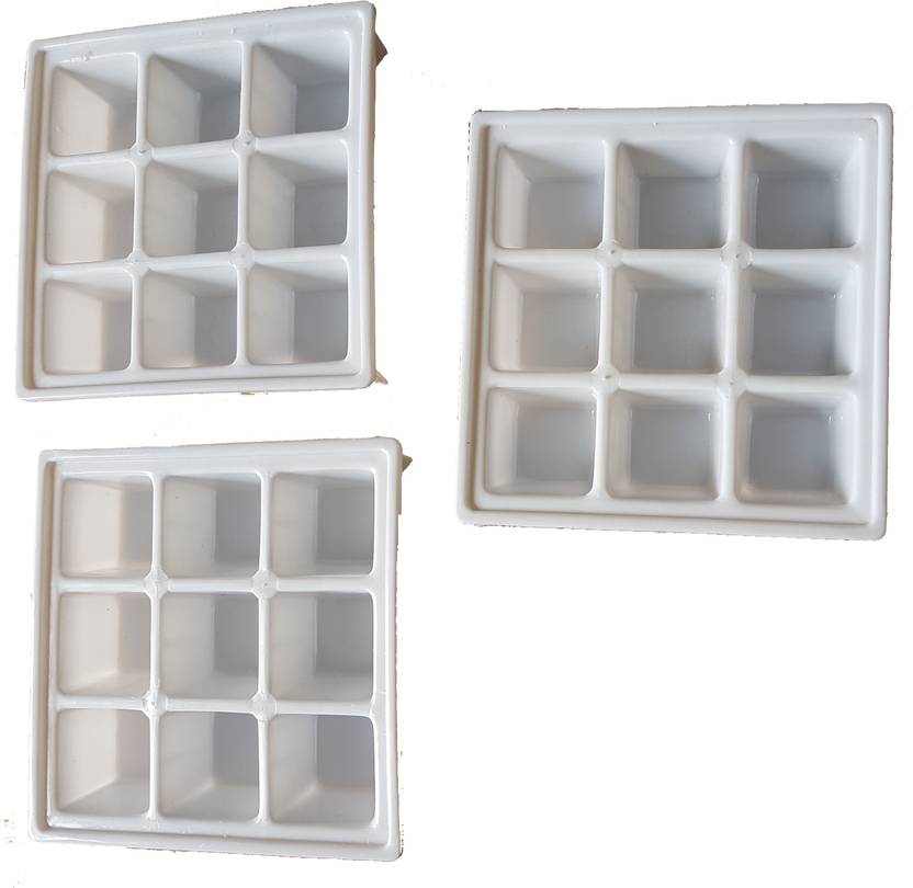 DWeS White Plastic Ice Cube Tray Price in India Buy DWeS White