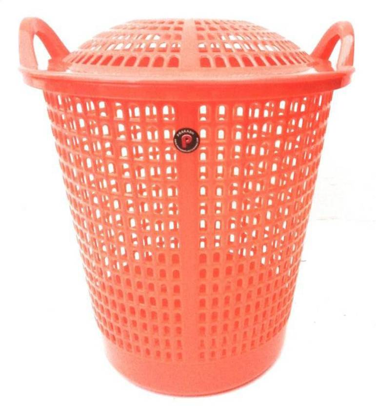Navatra 5 L Orange Laundry Basket Buy Navatra 5 L Orange Laundry