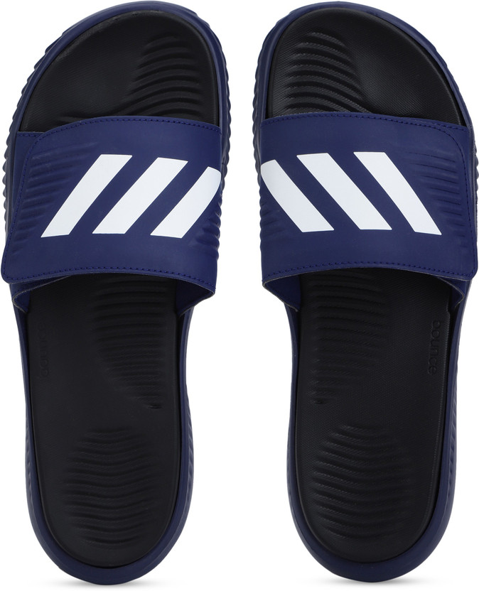 Adidas alphabounce slides blue clearance