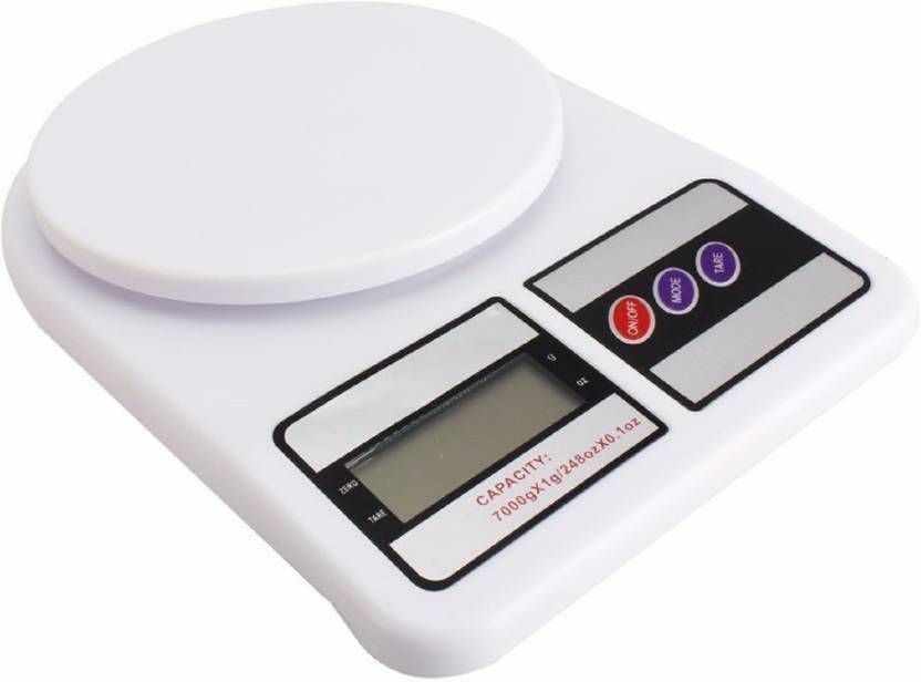 DRAKE Electronic Digital Kitchen Scale SF 400 Weighing Scale (White