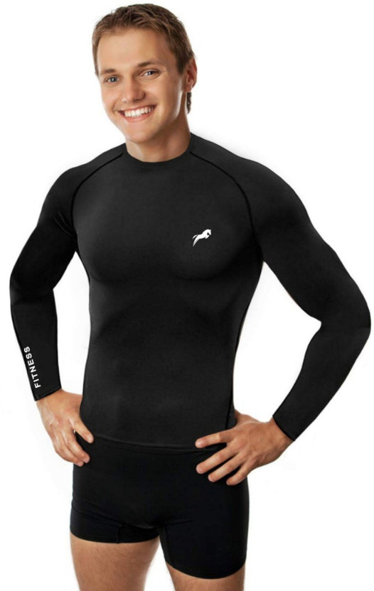 Just Rider Solid Men Round Neck Black T-Shirt