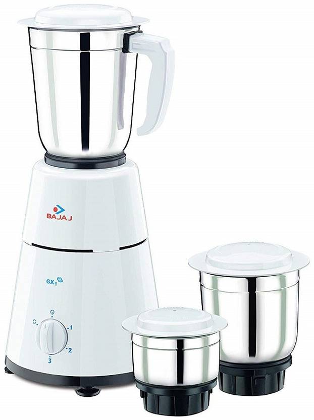 BAJAJ JKHKH 1 1000 Juicer Mixer Grinder (1 Jar, White) Price in India