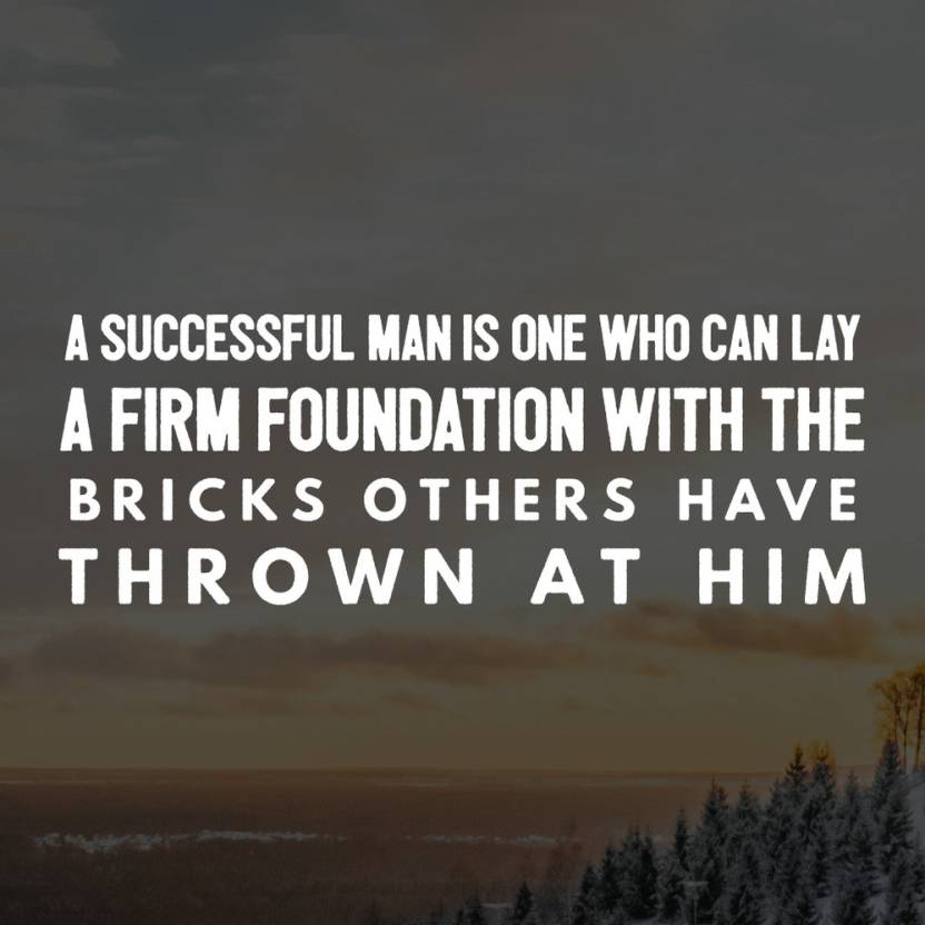 a successfull man is one who sticker poster|Motivational Poster ...