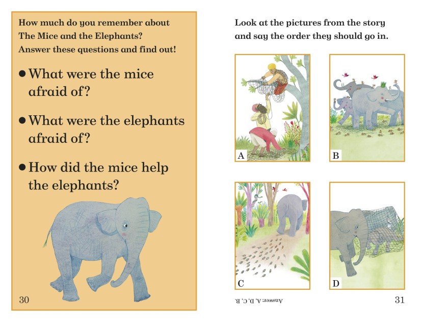 The Mice And The Elephants: Read It Yourself With Ladybird Level 1: Buy ...