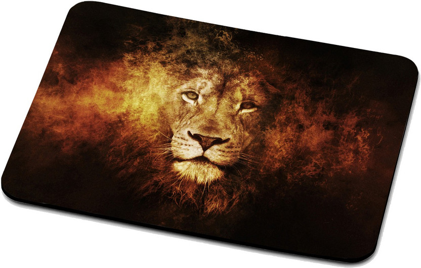 RADANYA Lion Mouse Pad 2355 Non Slip Base Mousepad(Multicolor)