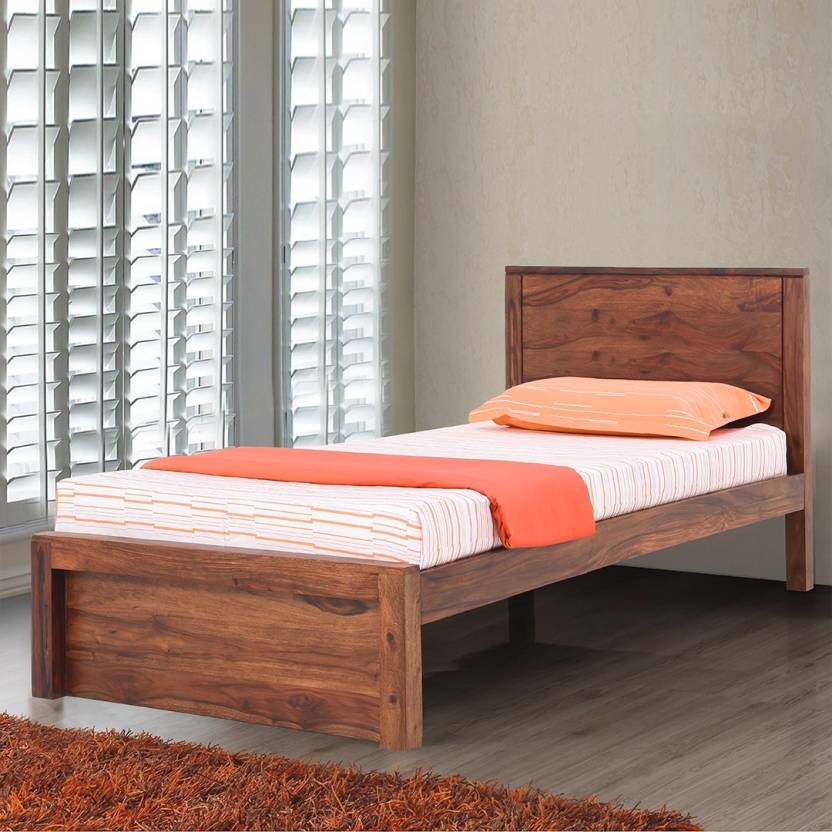 Royaloak Sheesham Wood Solid Wood Single Bed Price In India Buy Royaloak Sheesham Wood Solid