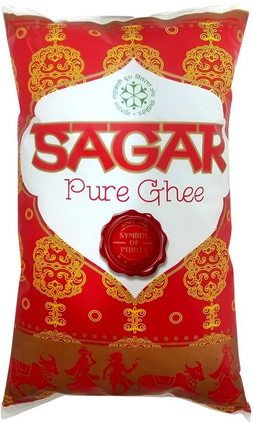 Sagar Pure Ghee 1 L Pouch Price in India Buy Sagar Pure Ghee 1 L Pouch online at