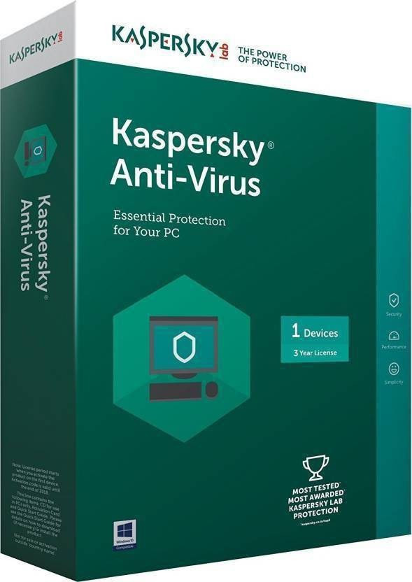 Kaspersky Anti-virus 1.0 User 1 Year(Voucher)