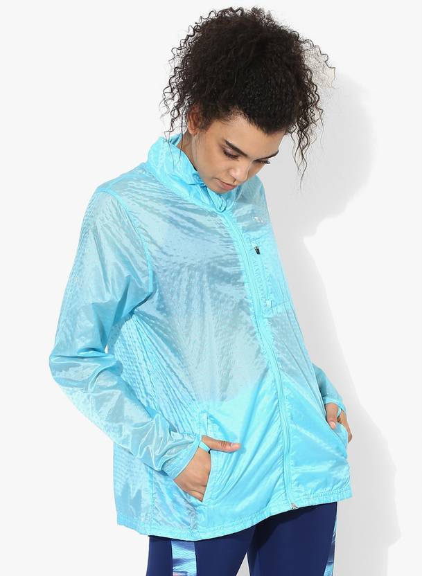 puma full sleeve self design women jacket