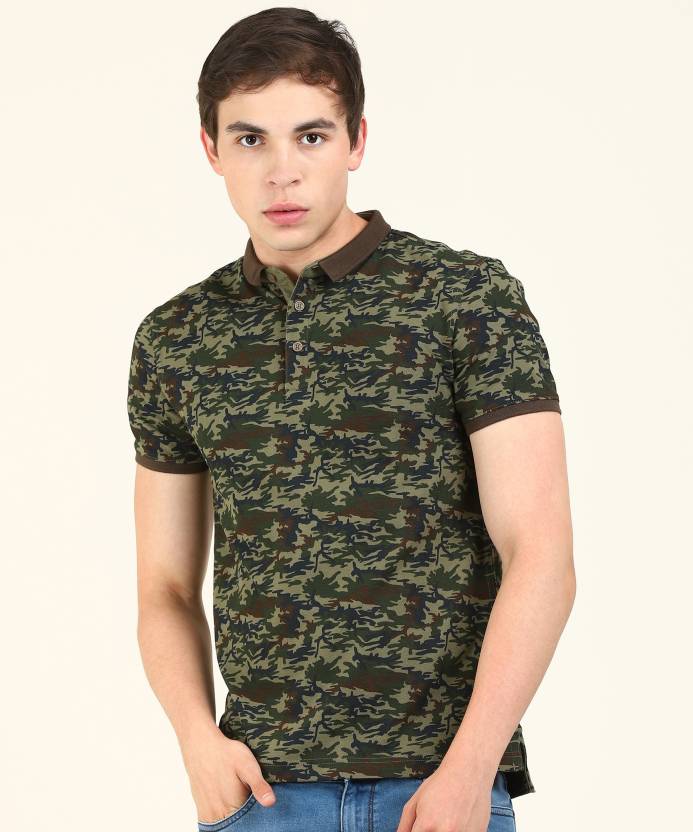 LEVI'S Military Camouflage Men Polo Neck Multicolor T-Shirt - Buy LEVI'S  Military Camouflage Men Polo Neck Multicolor T-Shirt Online at Best Prices  in India 