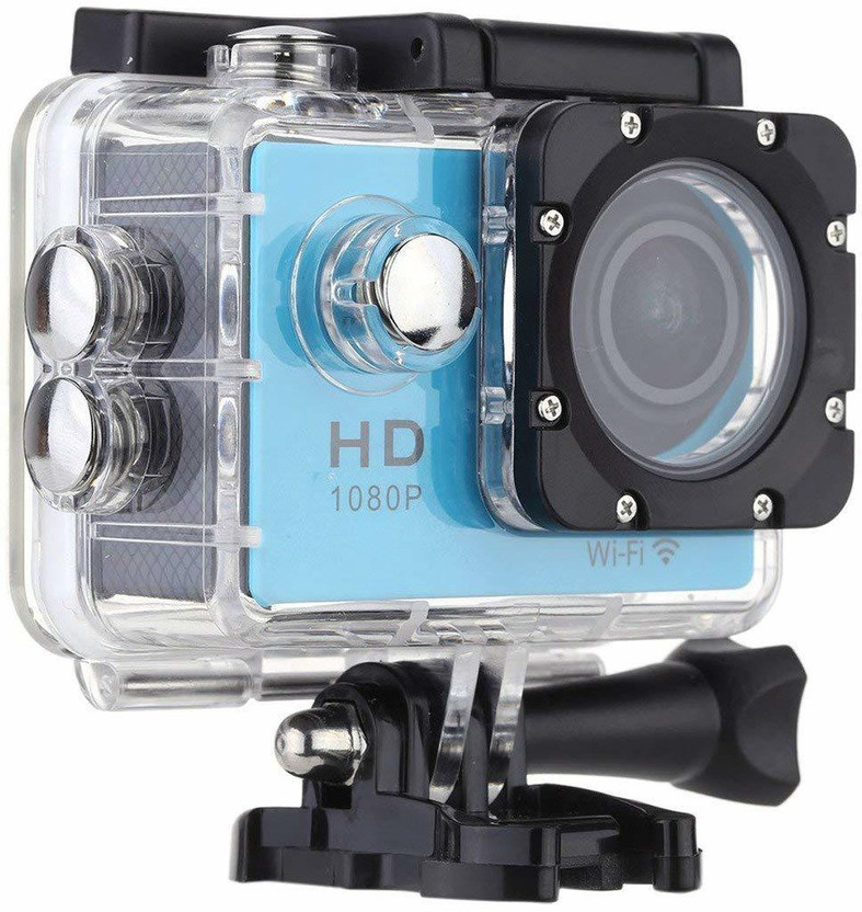 RHONNIUM 4K Ultra HD-Type-042 ™ 4K Wifi Cam Waterproof Sports and Action Camera(Black, 16 MP)
