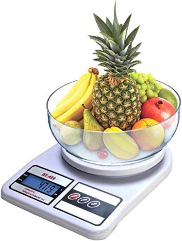 Vegetable weighing scales